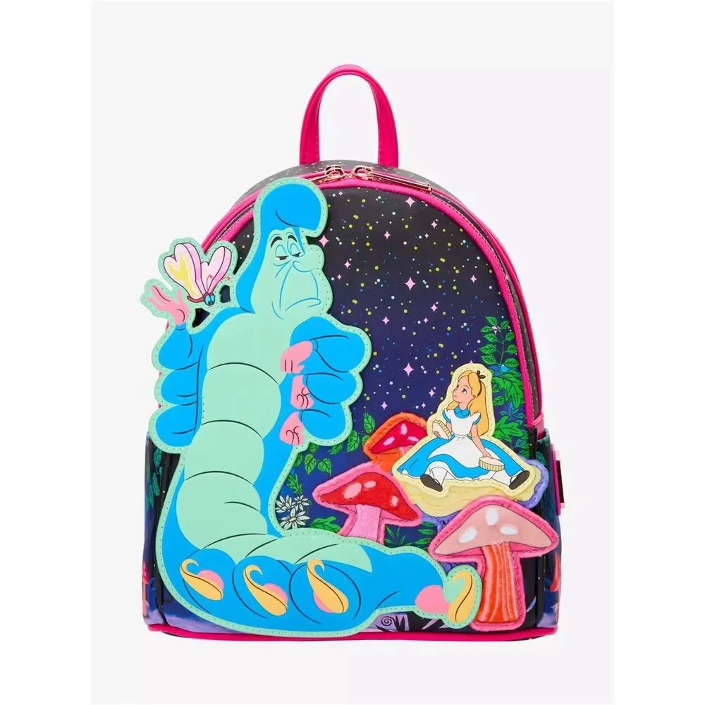 Loungefly Disney Alice in Wonderland Caterpillar & Alice Mini Backpack